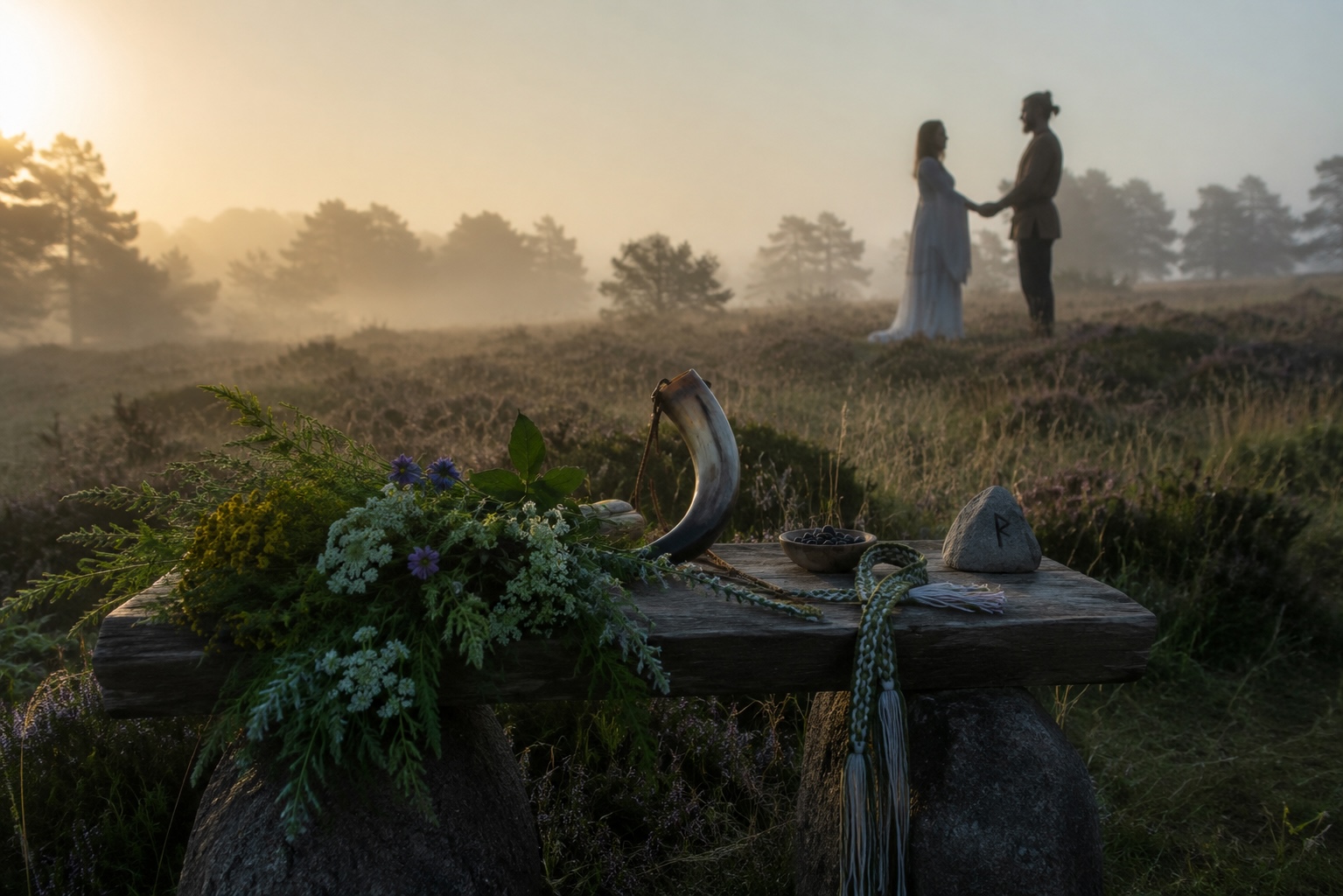 Schamanische Hochzeit und andere Zeremonien