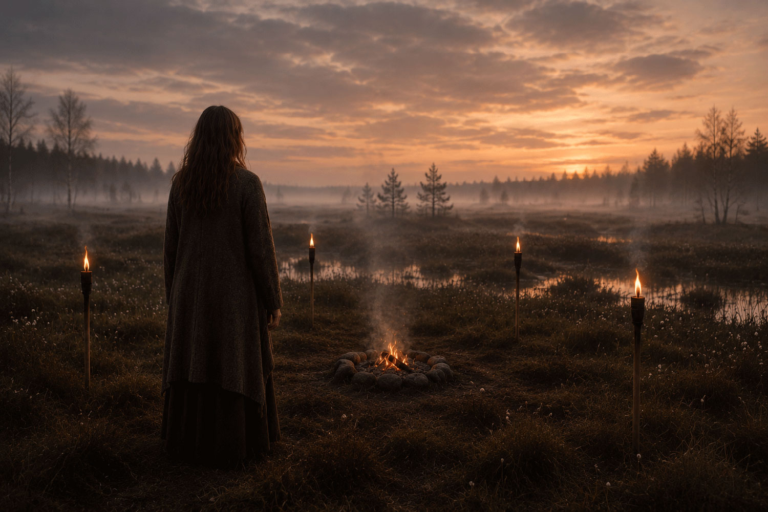 Ritual-Feuerzeremonie